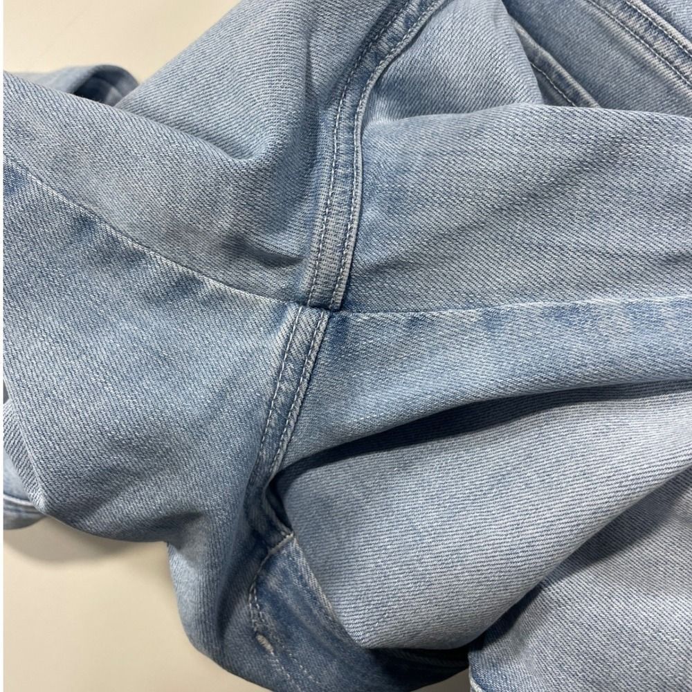 High Rise Wide Leg Joe's Jeans The Allana  W/26 Light Blue Starry Eyed LN 70s - Picture 15 of 16
